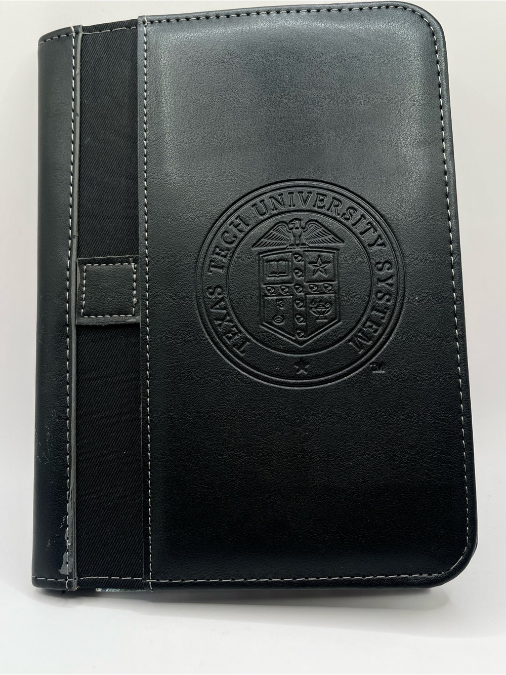Texas Tech University Embossed Black Leeds Padfolio/Vera Bradley Notepad